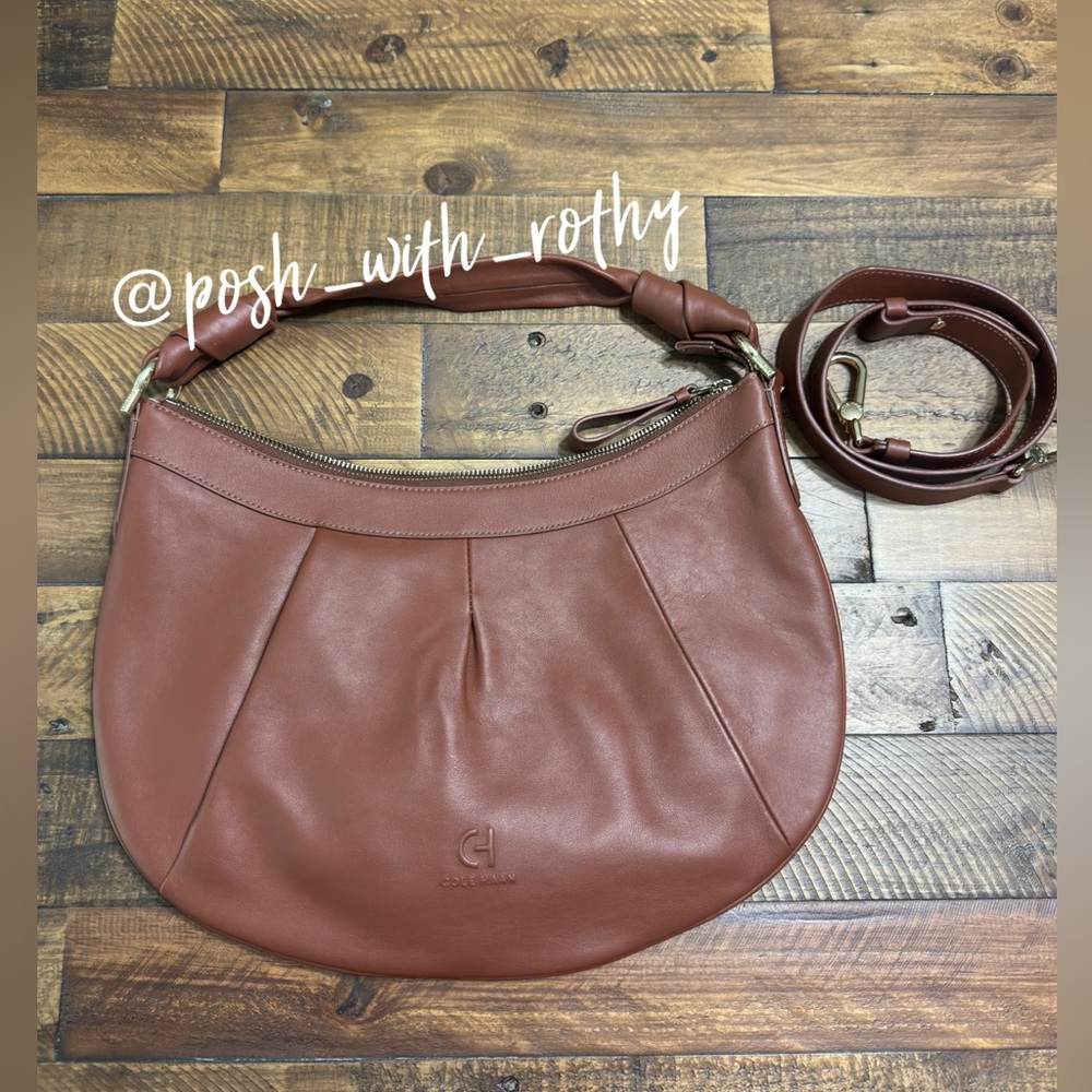 Cole Haan Grand Series Aponte Slouch Hobo Shoulder Handbag - Picture 2 of 13